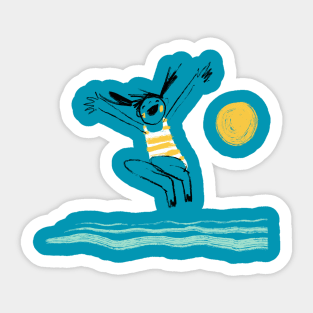 Splash into Summer Sticker